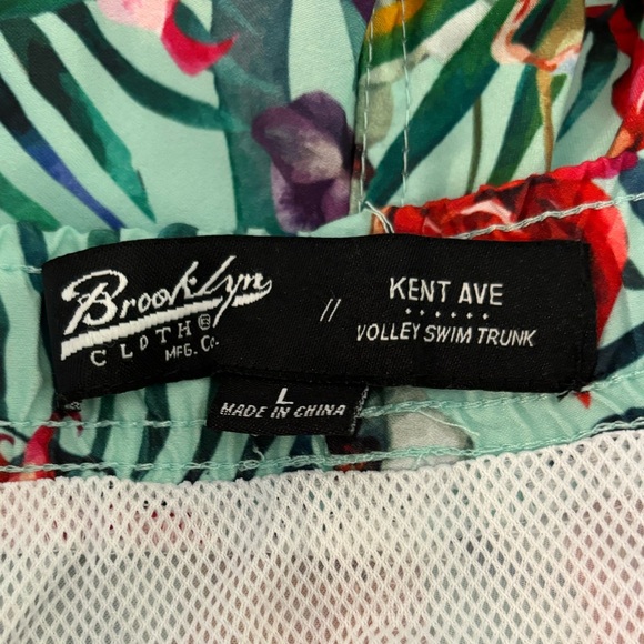 Brooklyn Cloth Kent Ave Volley Swim Trunk Large - Picture 11 of 13